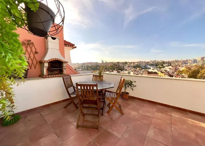 Lisbon Principe Real Magnificent Duplex City View